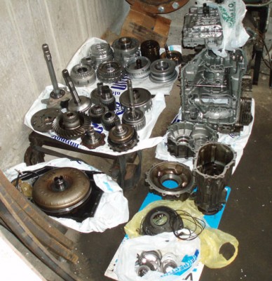 разобранная ZF 5HP19